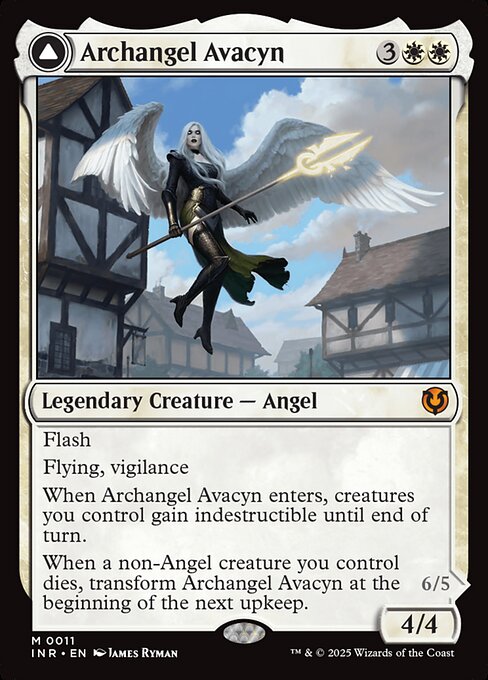 大天使アヴァシン/Archangel Avacyn - 浄化の天使、アヴァシン/Avacyn, the Purifier [INR][FOIL]