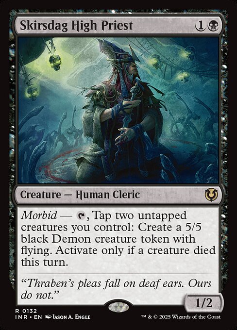 スカースダグの高僧/Skirsdag High Priest [INR][FOIL]