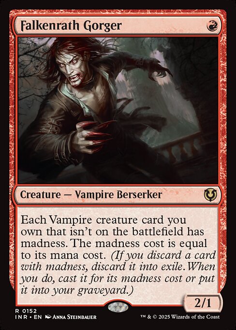 ファルケンラスの過食者/Falkenrath Gorger [INR][FOIL]