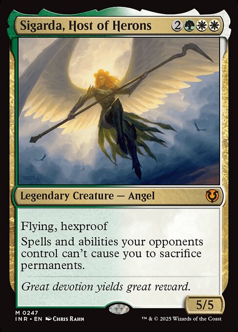 鷺群れのシガルダ/Sigarda, Host of Herons [INR][FOIL]