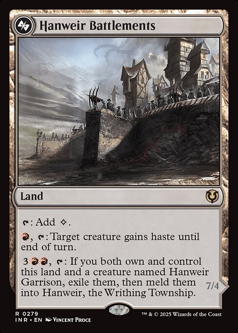 ハンウィアーの要塞/Hanweir Battlements [INR][FOIL]