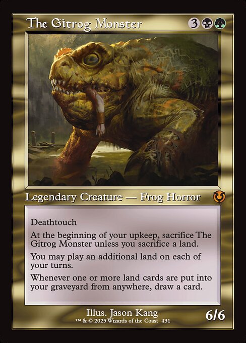 ギトラグの怪物/The Gitrog Monster [INR-BF][旧枠][FOIL]