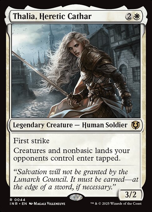 異端聖戦士、サリア/Thalia, Heretic Cathar [INR][FOIL]