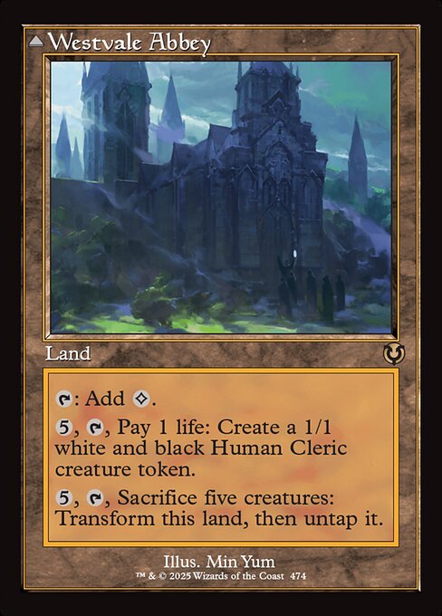 ウェストヴェイルの修道院/Westvale Abbey - 不敬の皇子、オーメンダール/Ormendahl, Profane Prince [INR-BF][旧枠][FOIL]