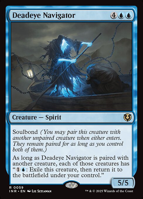 狙い澄ましの航海士/Deadeye Navigator [INR][FOIL]