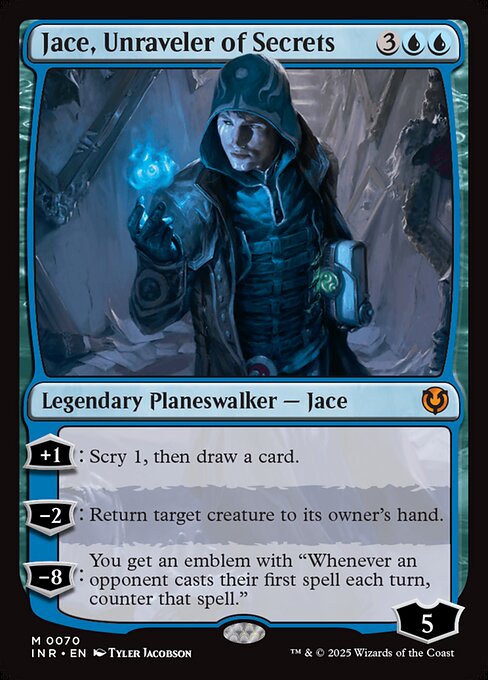 秘密の解明者、ジェイス/Jace, Unraveler of Secrets [INR][FOIL]