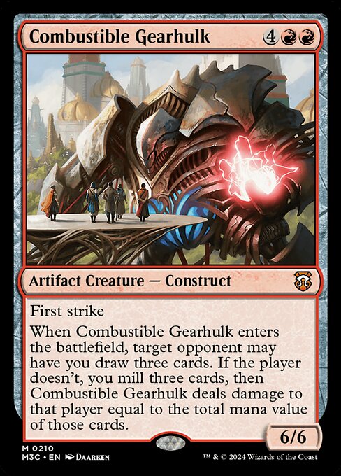 焼却の機械巨人/Combustible Gearhulk [M3C][FOIL][リップル]