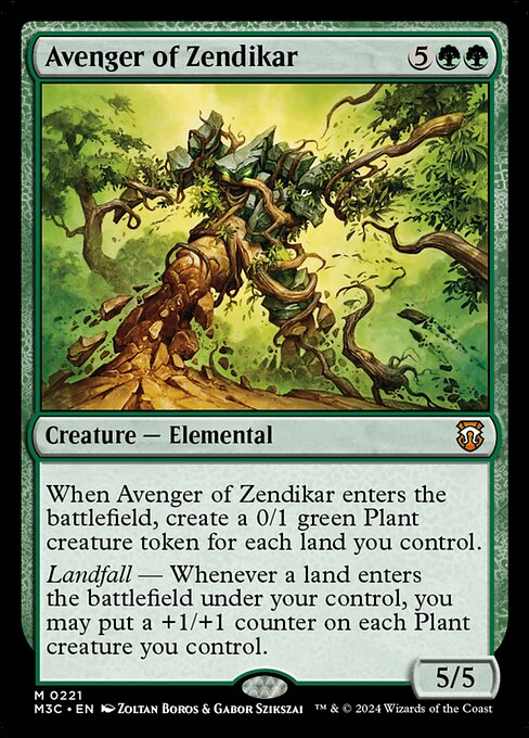 ゼンディカーの報復者/Avenger of Zendikar [M3C][FOIL][リップル]