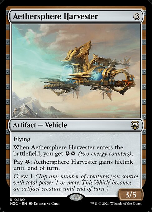 霊気圏の収集艇/Aethersphere Harvester [M3C][FOIL][リップル]