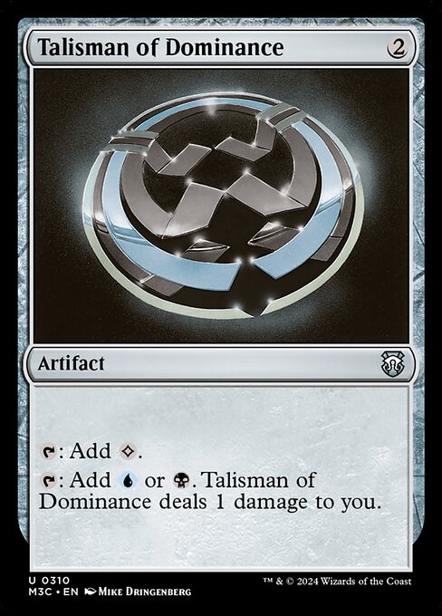 威圧のタリスマン/Talisman of Dominance [M3C][FOIL][リップル]