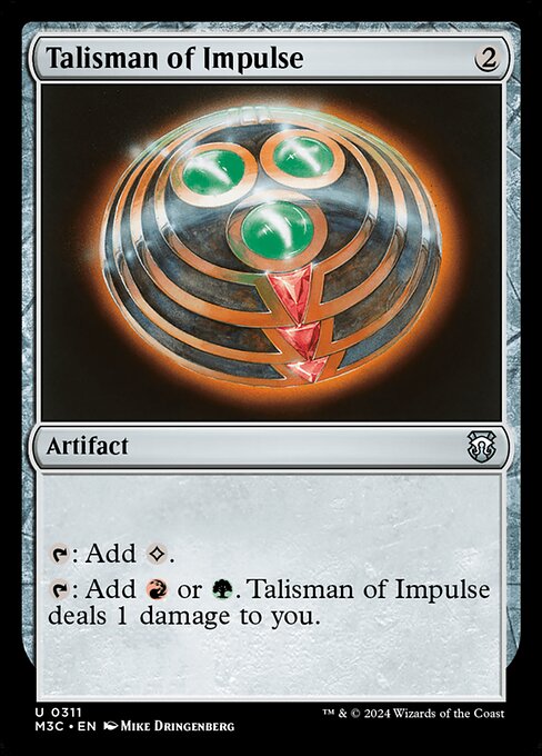 衝動のタリスマン/Talisman of Impulse [M3C][FOIL][リップル]