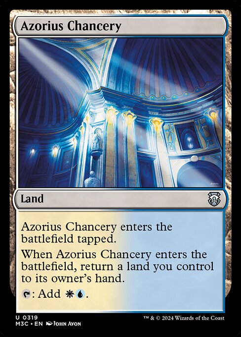 アゾリウスの大法官庁/Azorius Chancery [M3C][FOIL][リップル]