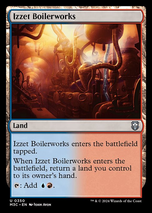 イゼットの煮沸場/Izzet Boilerworks [M3C][FOIL][リップル]