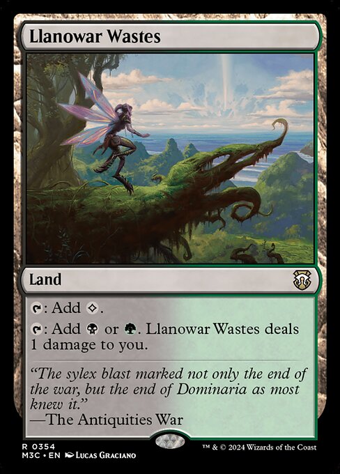 ラノワールの荒原/Llanowar Wastes [M3C][FOIL][リップル]