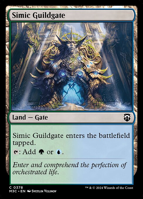 シミックのギルド門/Simic Guildgate [M3C][FOIL][リップル]