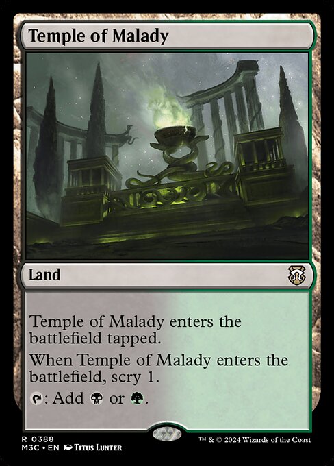 疾病の神殿/Temple of Malady [M3C][FOIL][リップル]