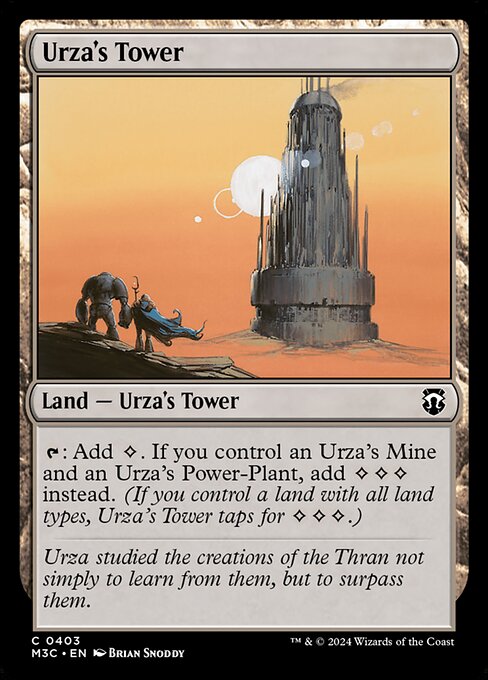 ウルザの塔/Urza's Tower [M3C][FOIL][リップル]