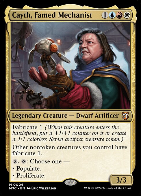 高名な装置技師、ケイス/Cayth, Famed Mechanist [M3C][FOIL]