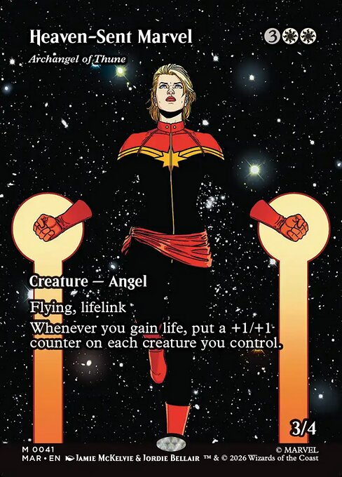 天来のマーベル/Heaven-Sent Marvel《テューンの大天使/Archangel of Thune》 [MAR]