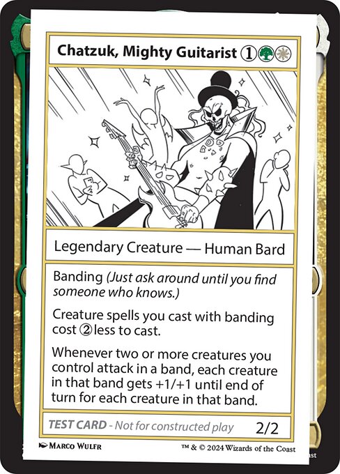 Chatzuk, Mighty Guitarist [Play Test Card][MB2]