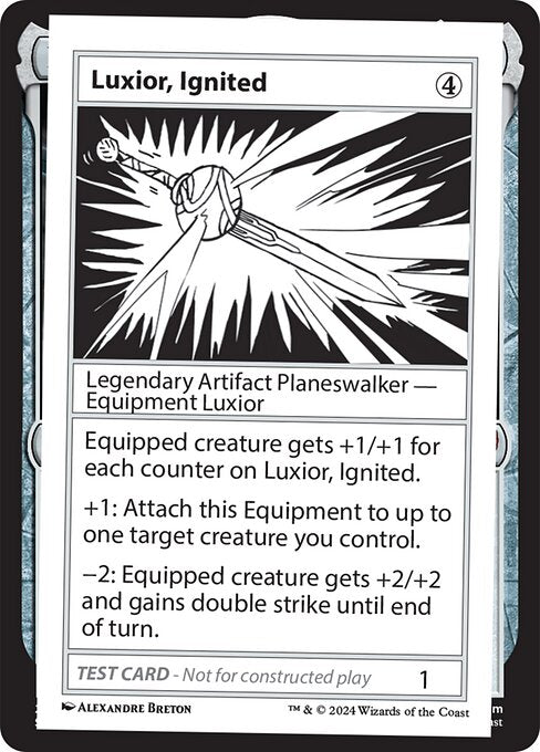 Luxior, Ignited [Play Test Card][MB2]