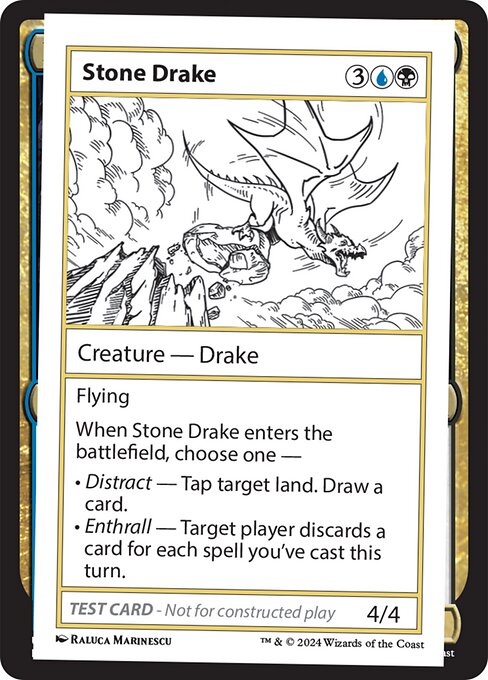 Stone Drake [Play Test Card][MB2]