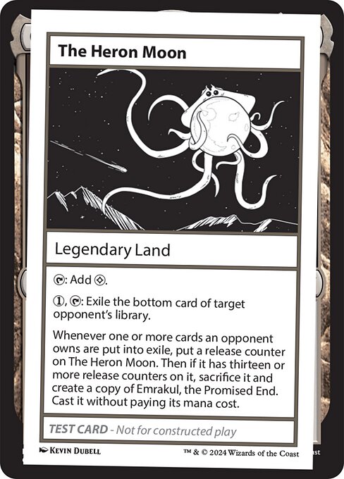 The Heron Moon [Play Test Card][MB2]