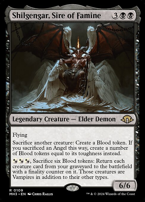飢饉の祖、シルゲンガー/Shilgengar, Sire of Famine [MH3][FOIL]