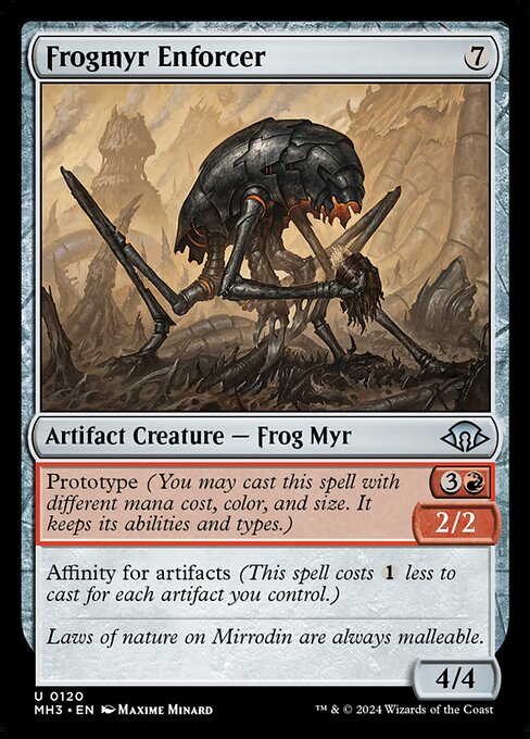 カエルマイアの処罰者/Frogmyr Enforcer [MH3][FOIL]