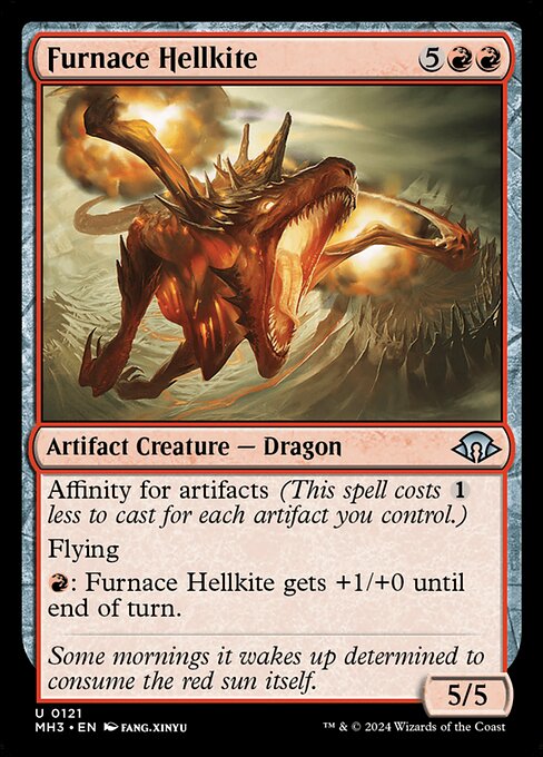 焼炉のヘルカイト/Furnace Hellkite [MH3][FOIL]