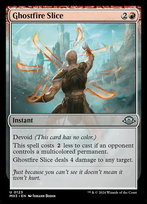 幽霊火斬り/Ghostfire Slice [MH3][FOIL]