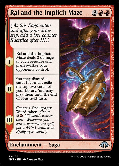 ラルと暗黙の迷路/Ral and the Implicit Maze [MH3][FOIL]