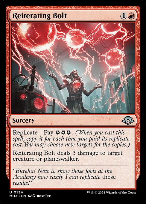反復された稲妻/Reiterating Bolt [MH3][FOIL]