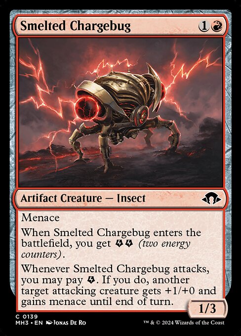 精錬された蓄電虫/Smelted Chargebug [MH3][FOIL]