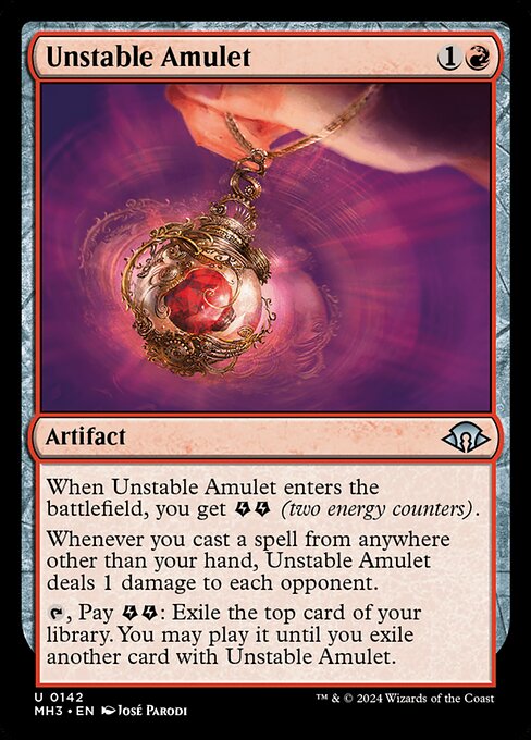 不安定な護符/Unstable Amulet [MH3][FOIL]