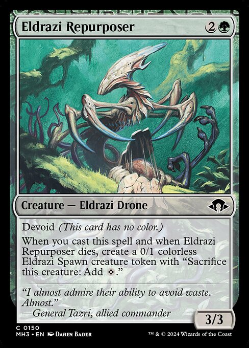 エルドラージの再利用者/Eldrazi Repurposer [MH3][FOIL]