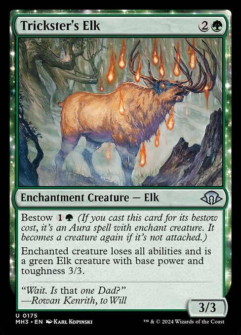 トリックスターの大鹿/Trickster's Elk [MH3][FOIL]