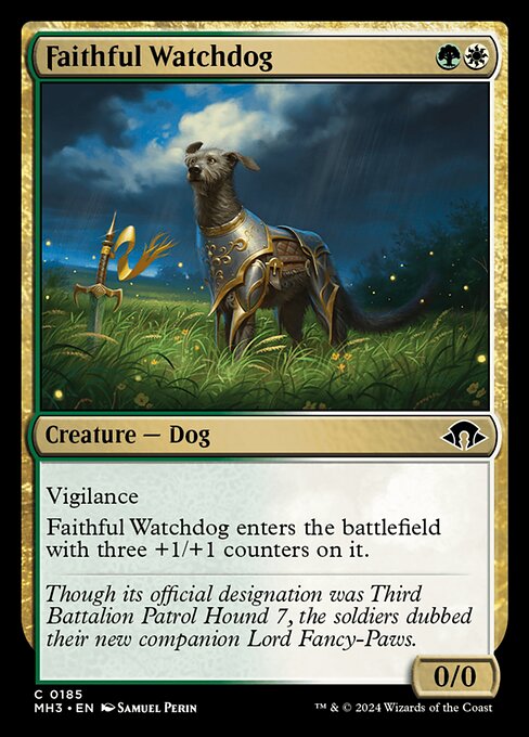 忠実な番犬/Faithful Watchdog [MH3][FOIL]