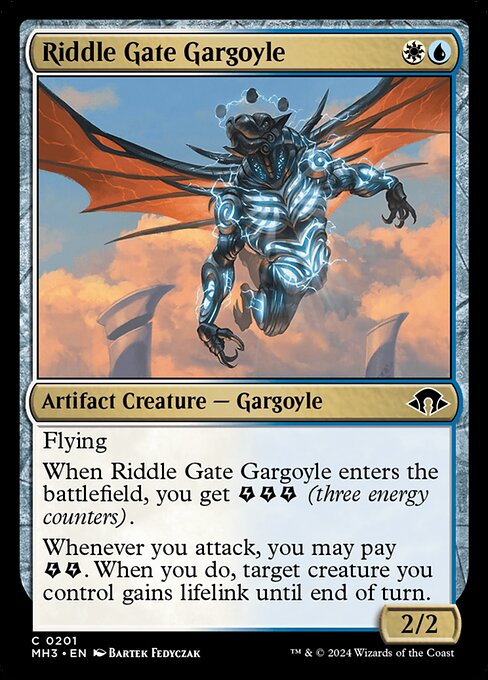 謎の門のガーゴイル/Riddle Gate Gargoyle [MH3][FOIL]