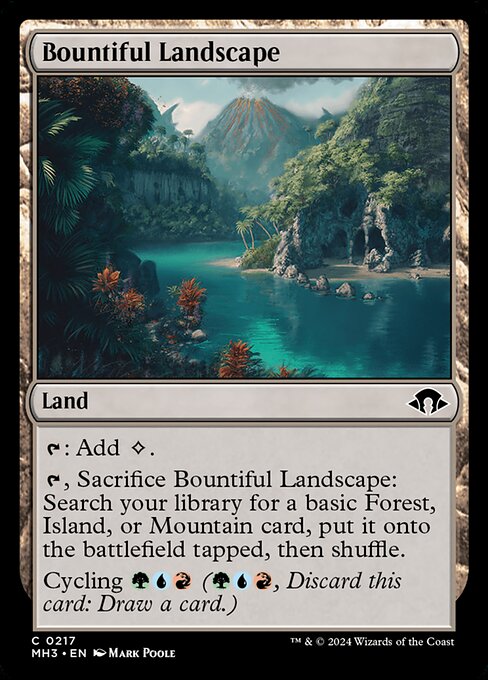 豊潤地帯/Bountiful Landscape [MH3][FOIL]