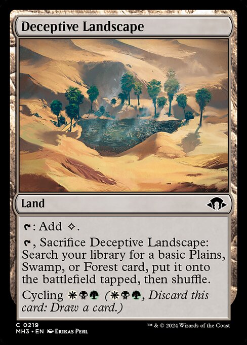 欺罔地帯/Deceptive Landscape [MH3][FOIL]