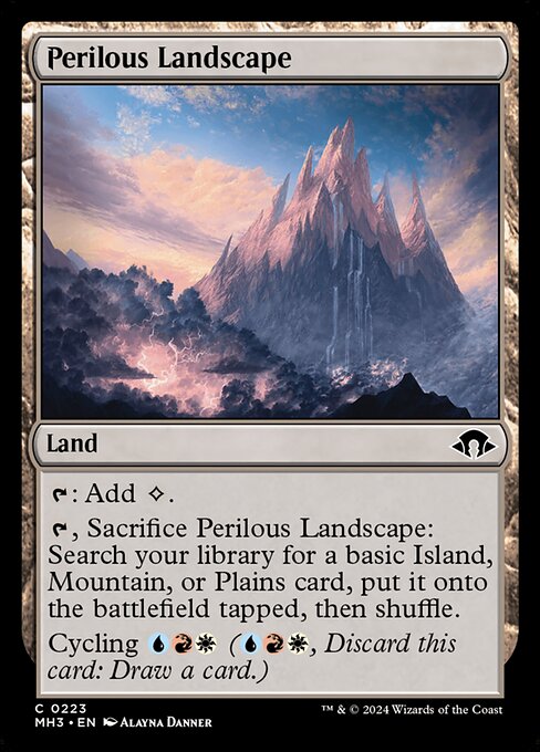 危険地帯/Perilous Landscape [MH3][FOIL]