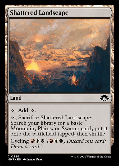 被災地帯/Shattered Landscape [MH3][FOIL]