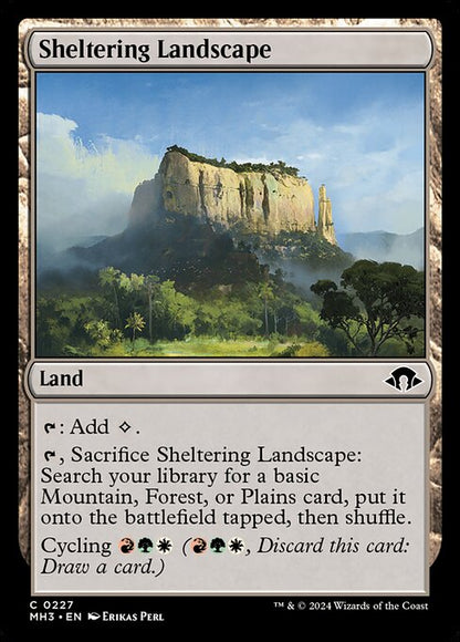 孤立地帯/Sheltering Landscape [MH3][FOIL]