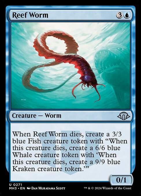 浅瀬蟲/Reef Worm [MH3][FOIL]