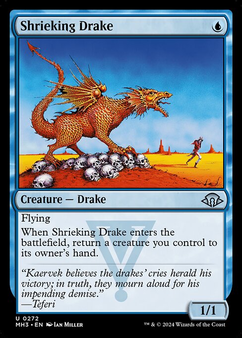 金切り声のドレイク/Shrieking Drake [MH3][FOIL]