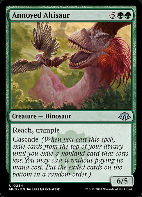 苛立つアルティサウルス/Annoyed Altisaur [MH3][FOIL]