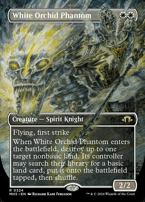 白蘭の幻影/White Orchid Phantom [MH3-BF][ボーダーレス][FOIL]