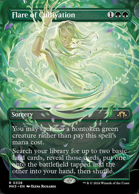 耕作の閃光/Flare of Cultivation [MH3-BF][ボーダーレス][FOIL]