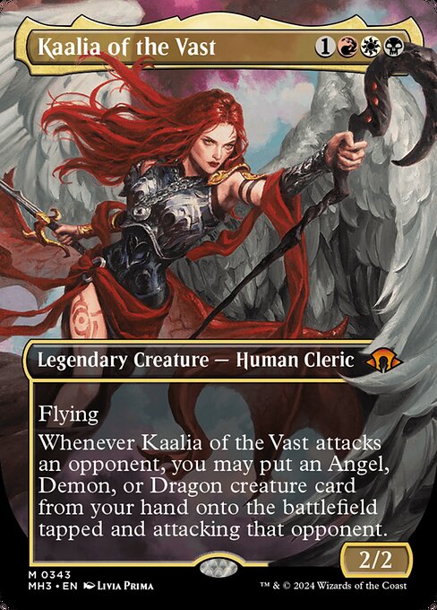 巨大なるカーリア/Kaalia of the Vast(343) [MH3-BF][ボーダーレス][FOIL]